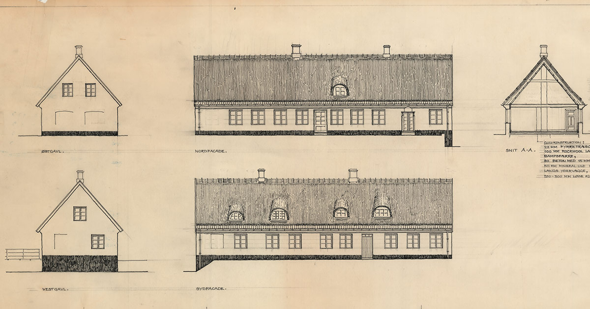 Rytterskolen fra 1723 fremstår umiskendeligt som et traditionelt dansk landsbyhus, på trods af ændringerne gennem tiden. Stadsarkitektens samling i Københavns Stadsarkiv