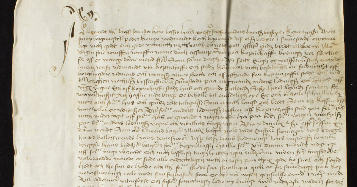 Kan du finde skrivefejlen? Middelalderhistoriker har fundet en skrivefejl i dette der tingsvidne, der flytter dateringen tilbage i middelalderen
