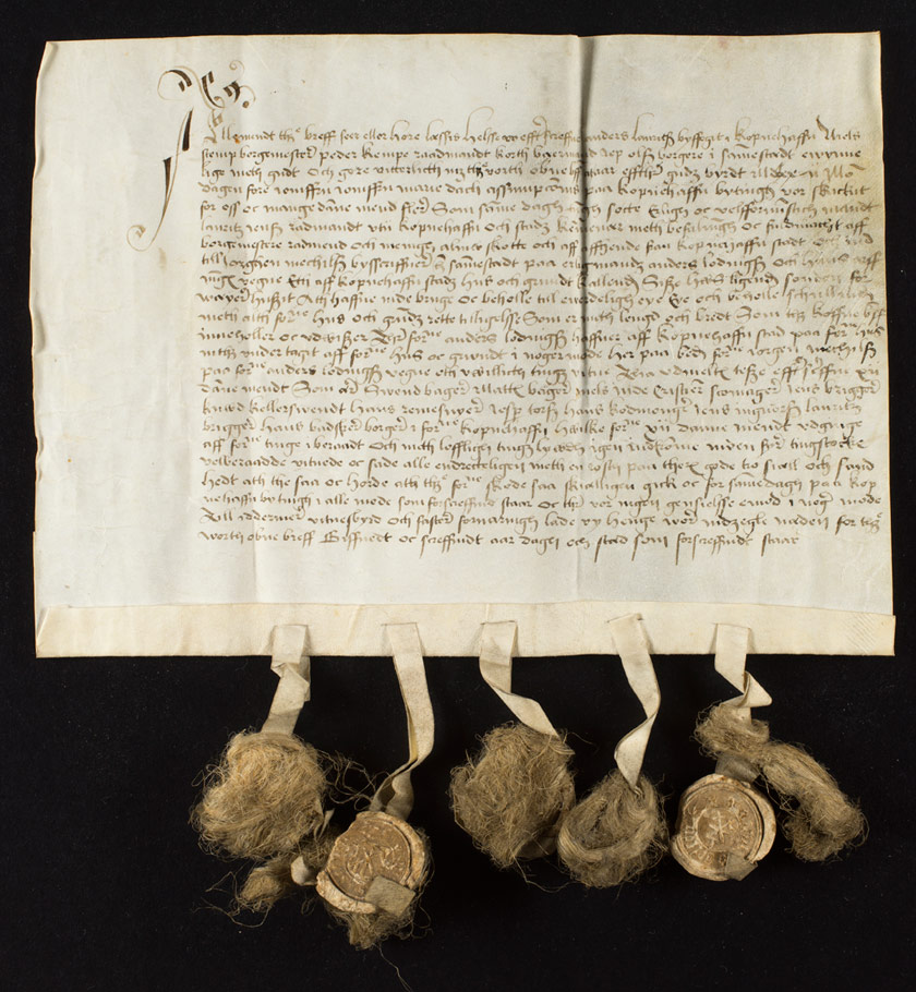 Tingsvidnet fra Københavns byting, som bevidner, at København sælger sisehuset til Anders Ludvigsen i 1522 og ikke som hidtil registreret i 1572