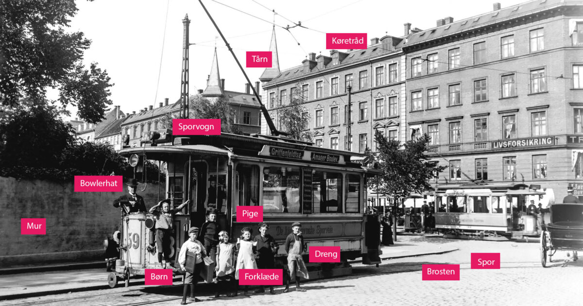 Det er muligt at zoome ind på alle kortene på kbhbilleder.dk og fordybe sig i mange spændende detaljer. Her er det kort over valgkredse i København i ca. 1900.