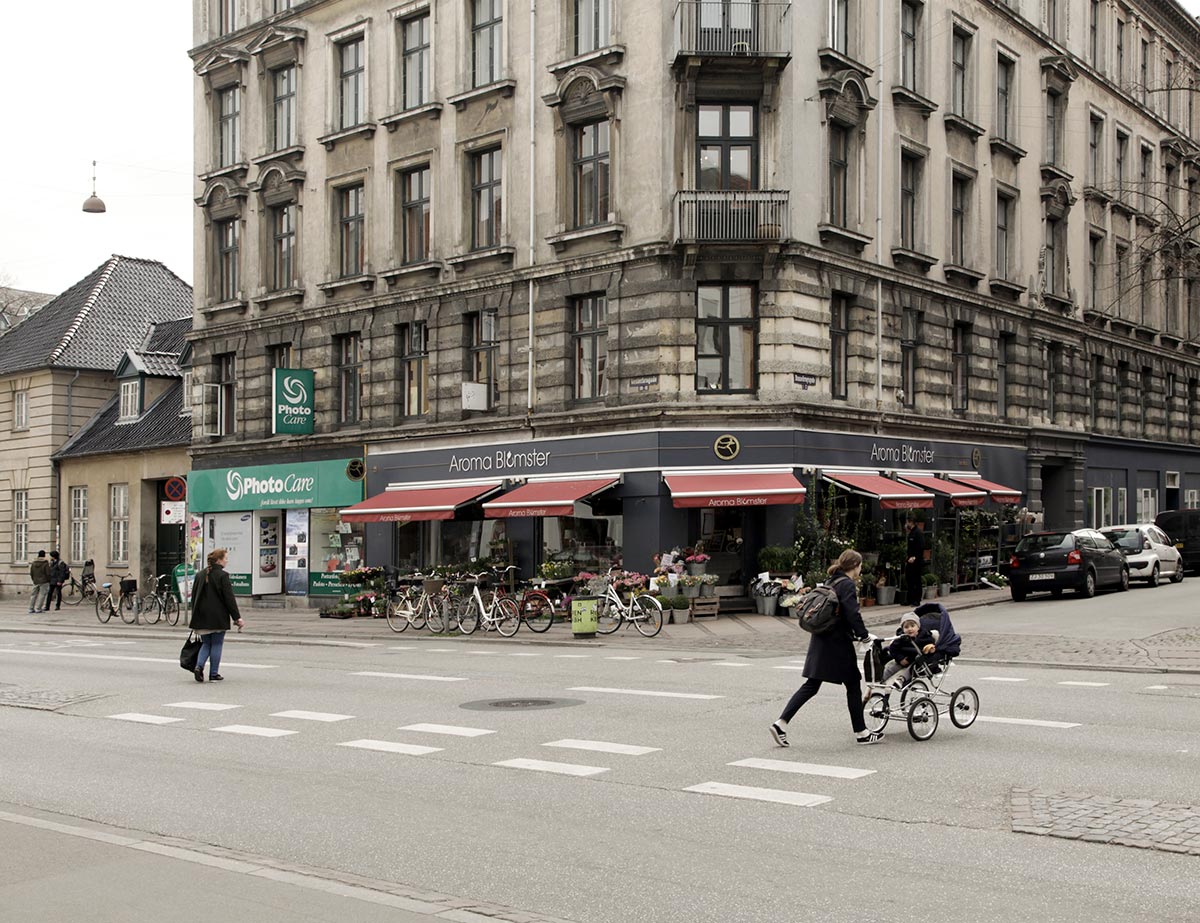 Hjørnet af Dannebrogsgade og Vesterbrogade. Foto 2014: Mads Neuhard, Københavns Stadsarkiv