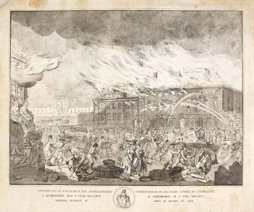 Stik - brand ved Admiralitetet 1795