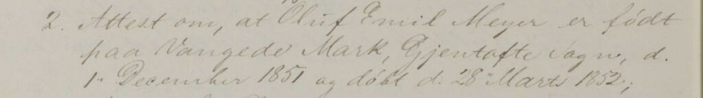 Fødested i borgerlig vielse