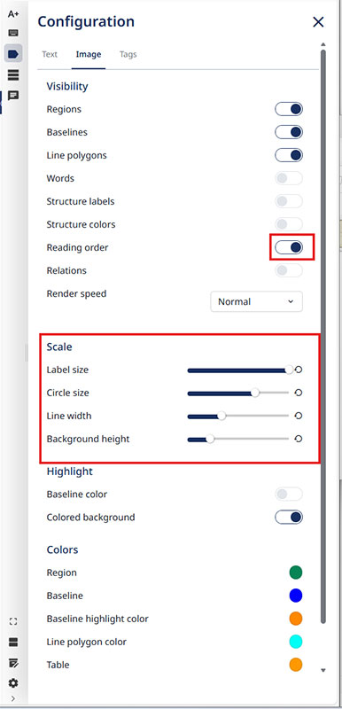 Skærmbillede fra Transkribus