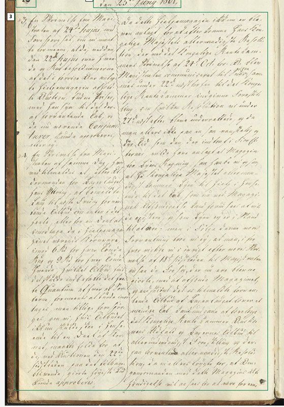 Skærmbillede fra Transkribus